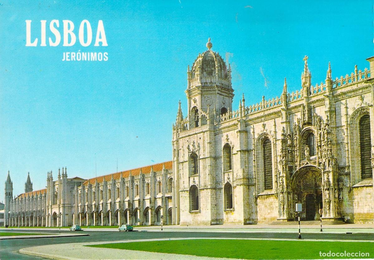 Postales: Postal Monasterio de los Jer&oacute;nimos en Lisboa, Portugal