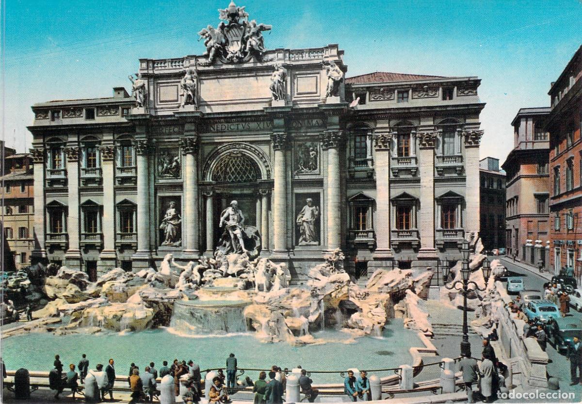 Postales: Postal Roma Fontana di Trevi Italia