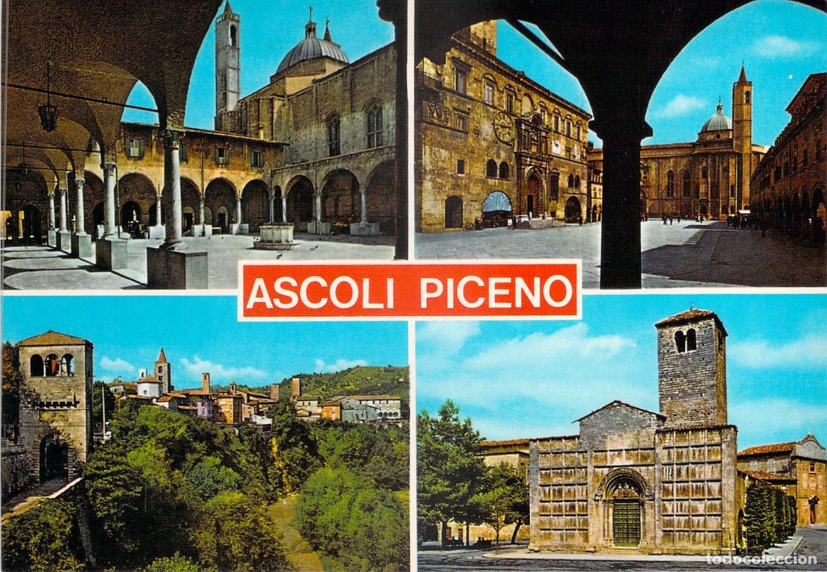 Postales: Postal de Ascoli Piceno, Italia - Vistas M&uacute;ltiples de la Ciudad
