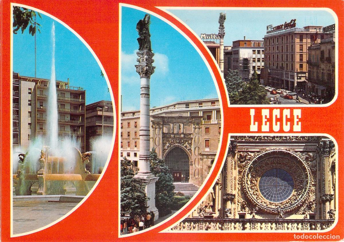 Postales: Postal de Vistas M&uacute;ltiples de Lecce, Italia - Arquitectura y Monumentos