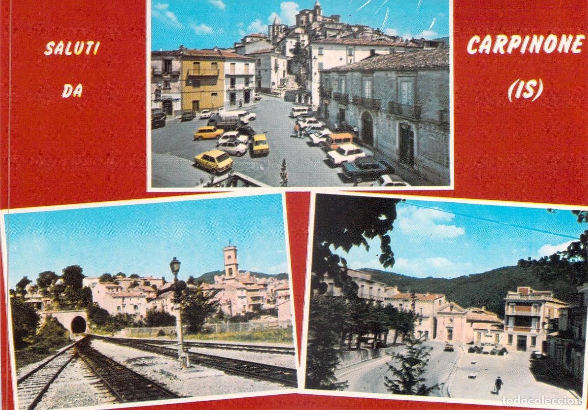 Postales: Postal multi-vista de Carpinone, Isernia, Italia