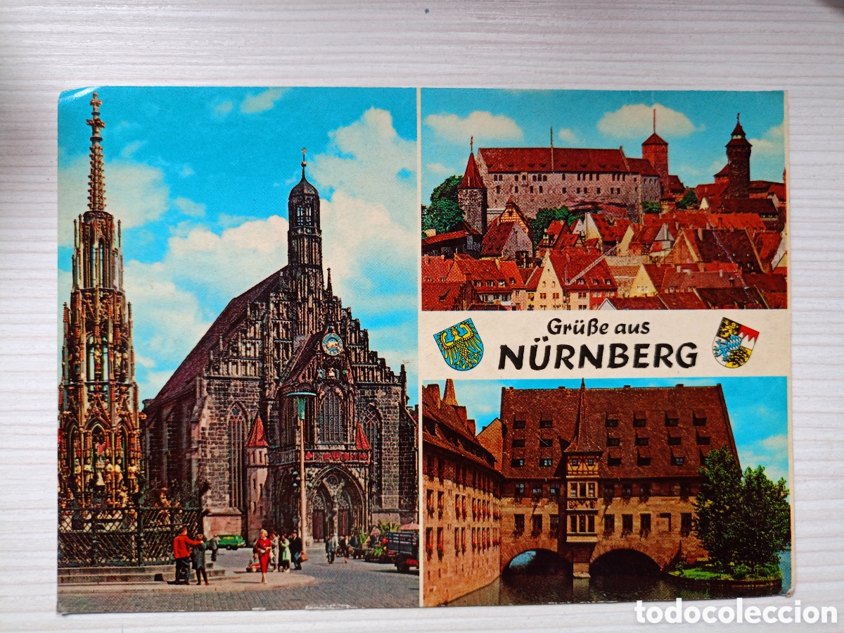 Postales: Antigua postal SALUTI DA NORIMBERGA/GR&Uuml;SS AUS N&Uuml;RNBERG - 3VEDUTE/3BILDER - NV/NG Alemania