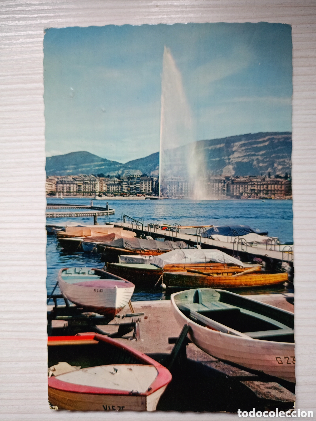 Postales: POSTAL A COLOR GENEVE GINEBRA SUIZA LE JET D'EAU