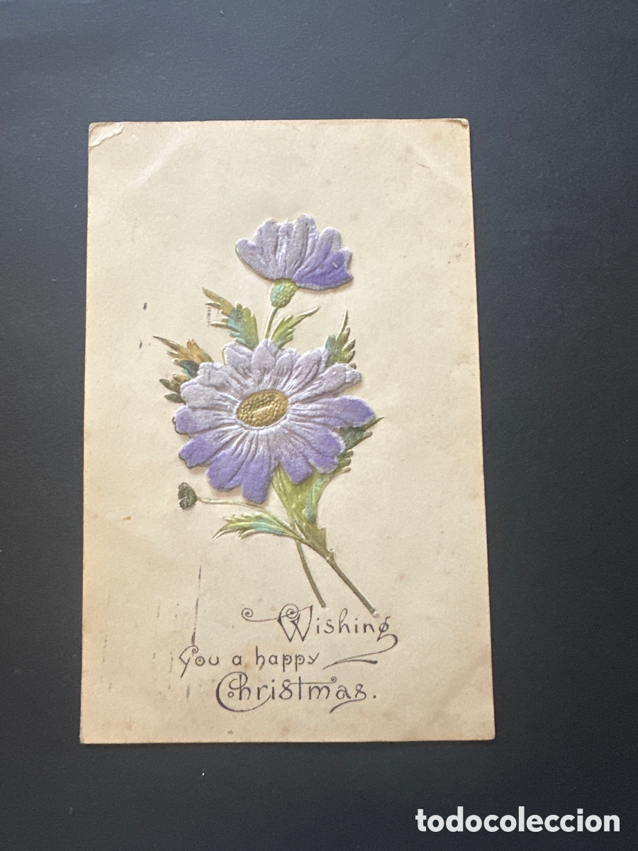 Postales: Tarjeta postal victoriana a&ntilde;o 1906 con sello de 1/2 penny