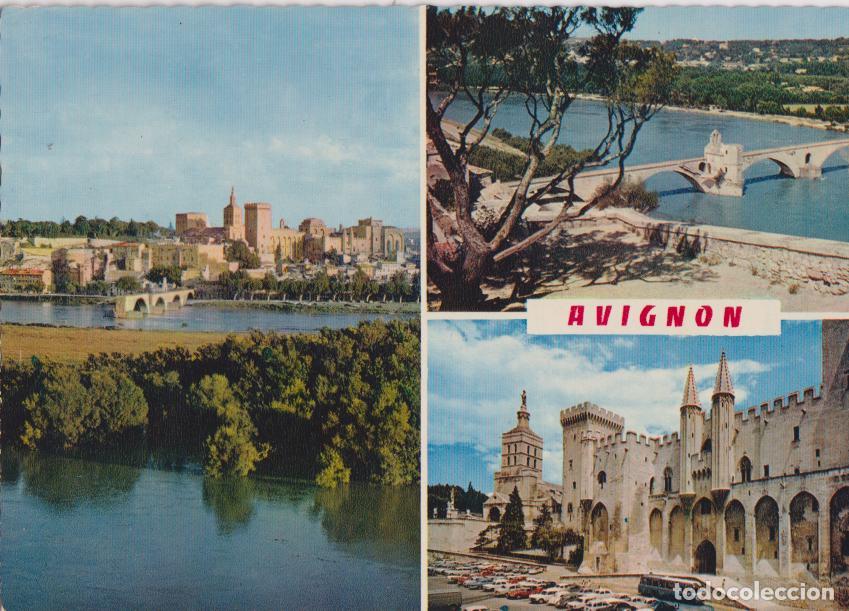 Postales: FRANCIA, AVIGNON, VARIOS PUENTES, EL PALACIO DE LOS PAPAS &ndash; ED.RELLA &ndash; S/C