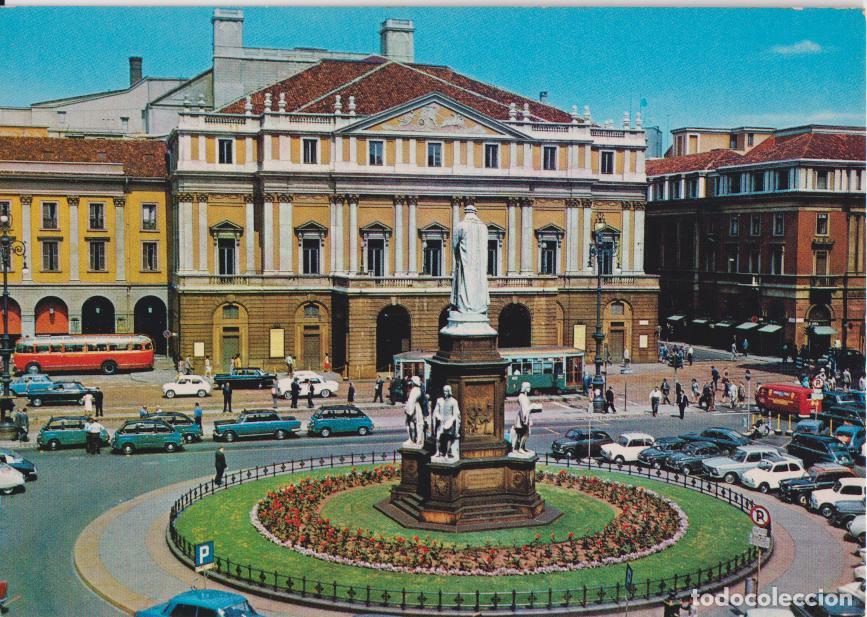Postales: ITALIA, MILAN, PLAZA DE LA SCALA &ndash; ED.LUIGI SCROCCHI &ndash; S/C