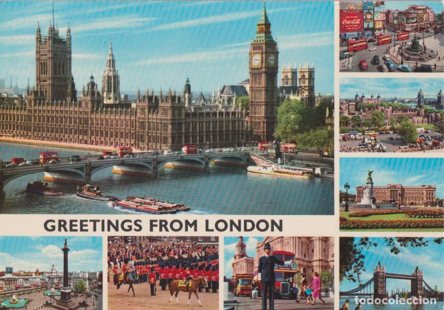 Postales: INGLATERRA, LONDRES, DIVERSAS VISTAS &ndash; JOHN HINDE 2L51 &ndash; S/C