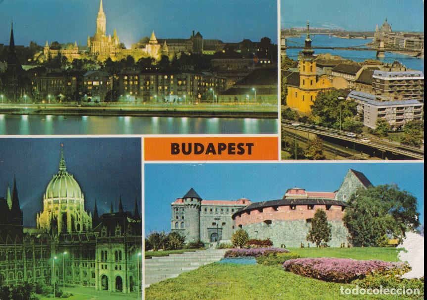 Postales: HUNGRIA, BUDAPEST, VARIAS VISTAS &ndash; ALAP KIAD&Oacute;VALLALATA 694/743 &ndash; ESCRITA