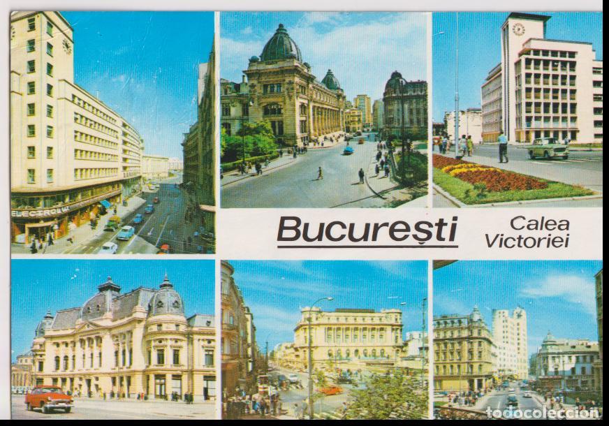 Postales: RUMANIA, BUCARESTI, CALEA VICTORIEI &ndash; ARTA GR&Acirc;FICA 6299 &ndash; CIRCULADA