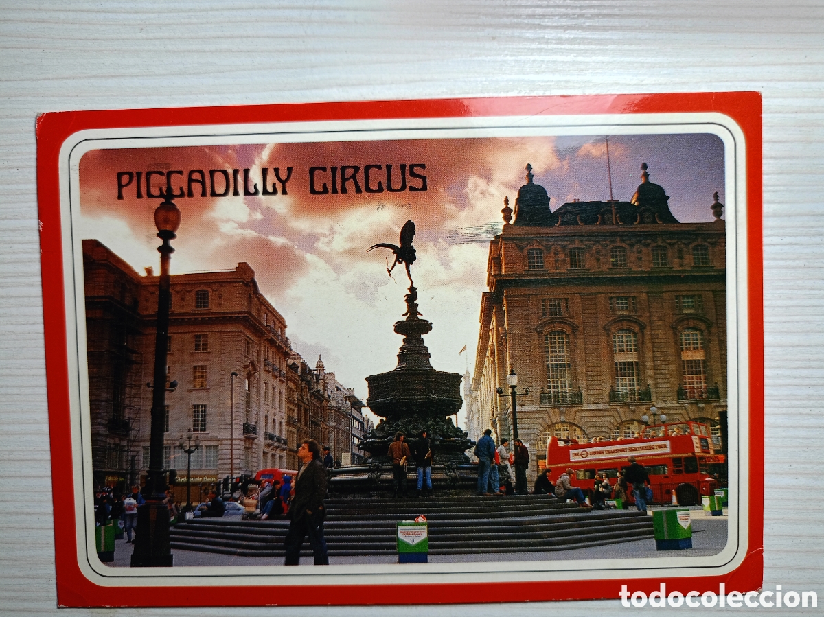 Postales: Postal Londres Piccadilly Circus 1989