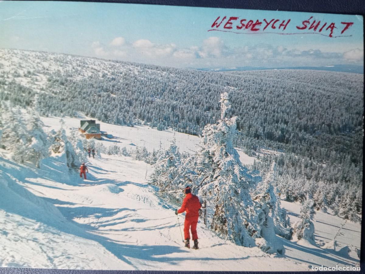 Postales: POSTAL DE POLONIA, 1990 , KARKONOSCZE, CIRCULADA