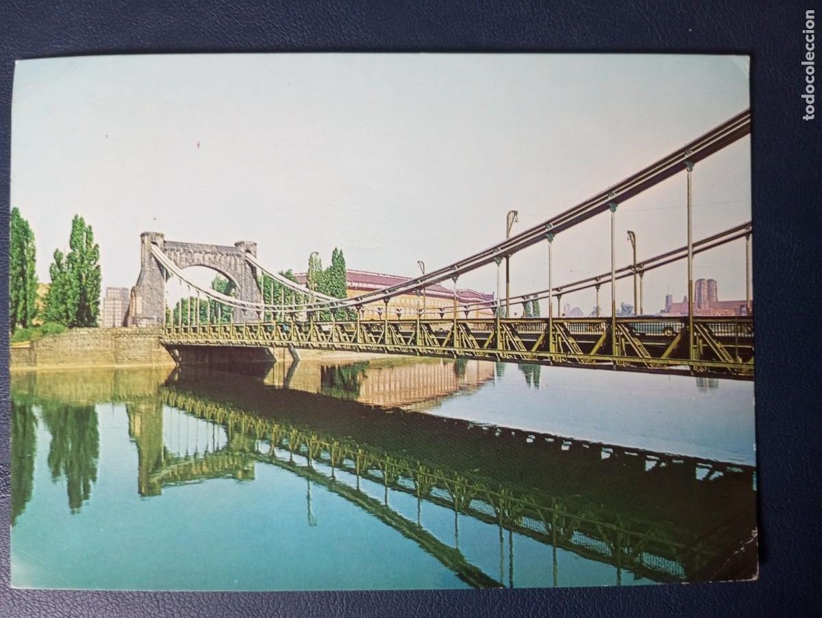 Postales: POSTAL DE POLONIA, 1974, BRESLAU, PUENTE GRUNWALDZKI, CIRCULADA