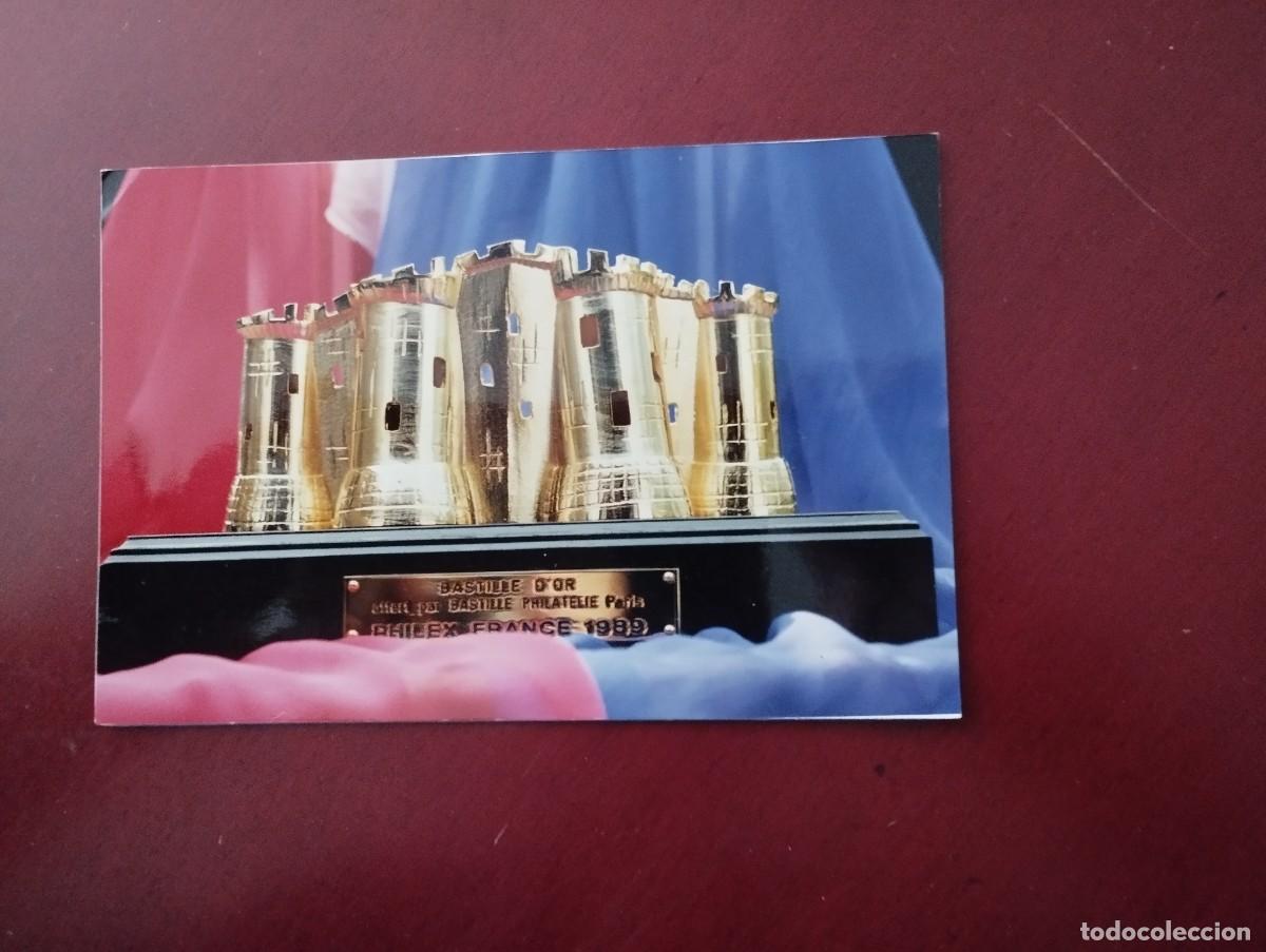 Postales: POSTAL PLACA &rdquo;BASTILLE D'OR&rdquo; BICENTENARIO DE LA REVOLUCI&Oacute;N FRANCESA