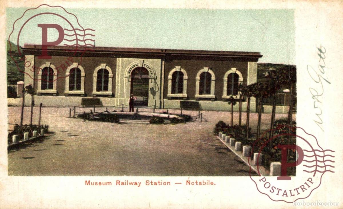 Postales: MALTA. MALTE. MUSEUM RAILWAY STATION NOTABILE