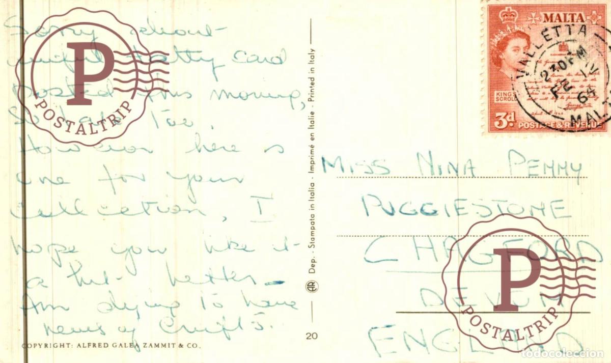 Postales: MALTA. MALTE. MALTESE CAB. - Foto 2