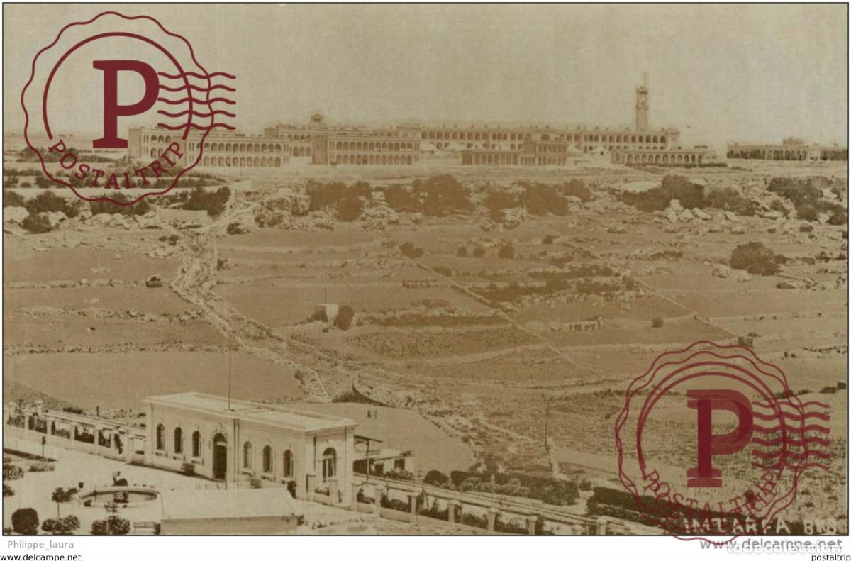 Postcards: Imtarfa Fotopostal Malta real fotopostcard Military Militar