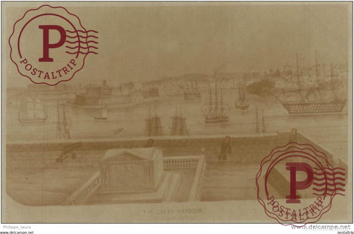Postcards: Fotopostal Malta THE GREAT HARBOUR
