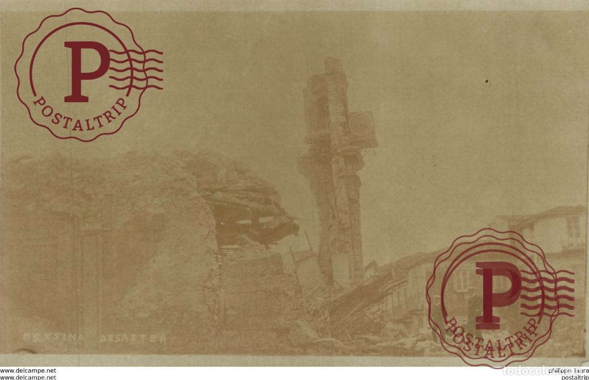 Postcards: Fotopostal Malta HESSINA DESASTER