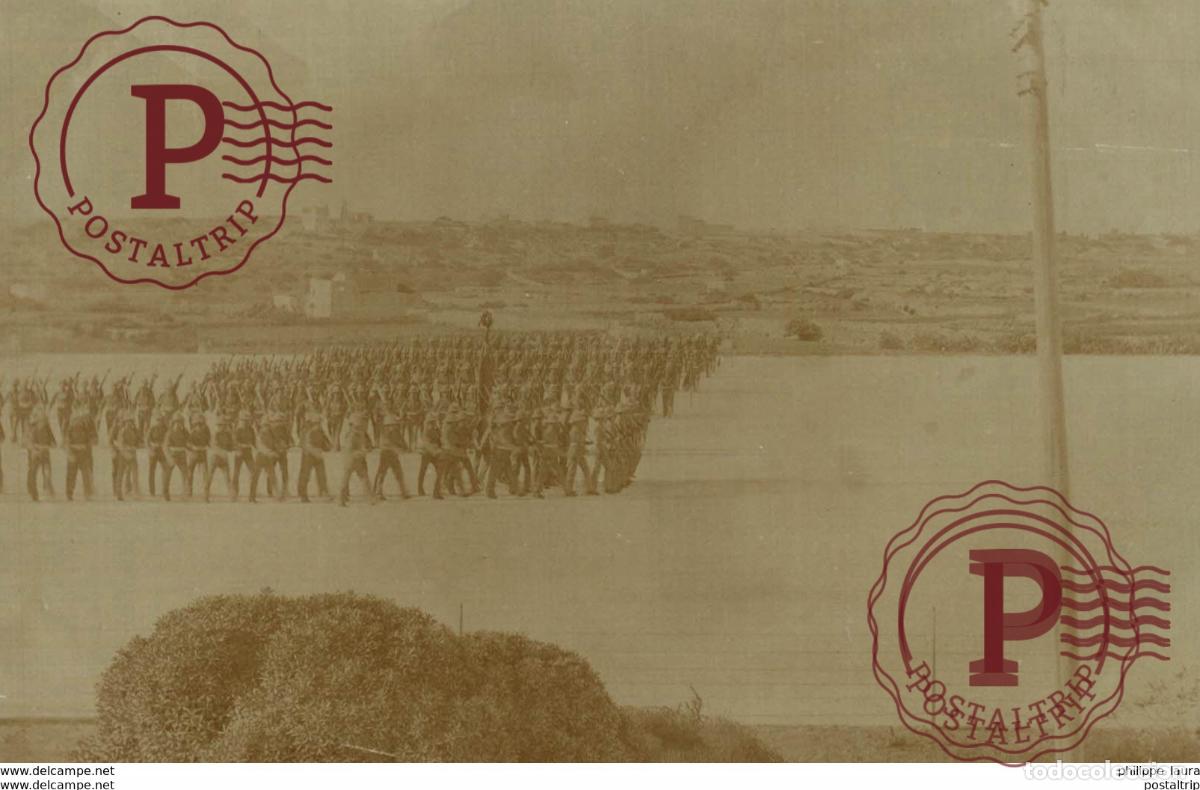 Postales: Fotopostal Malta MILITAR