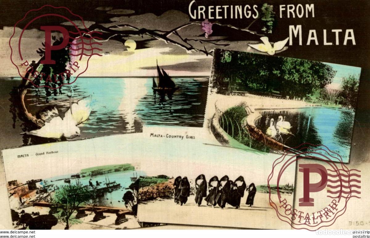 Postales: GREETINGS FROM MALTA