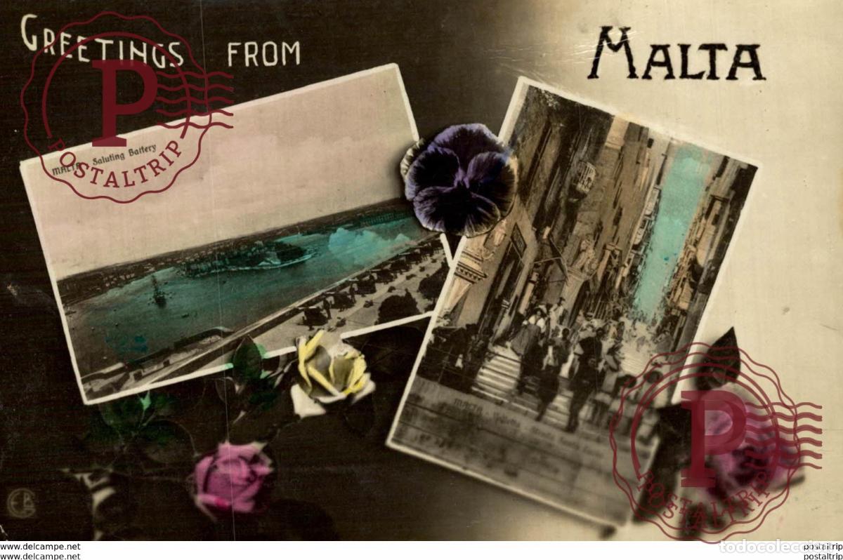 Postales: GREETINGS FROM MALTA