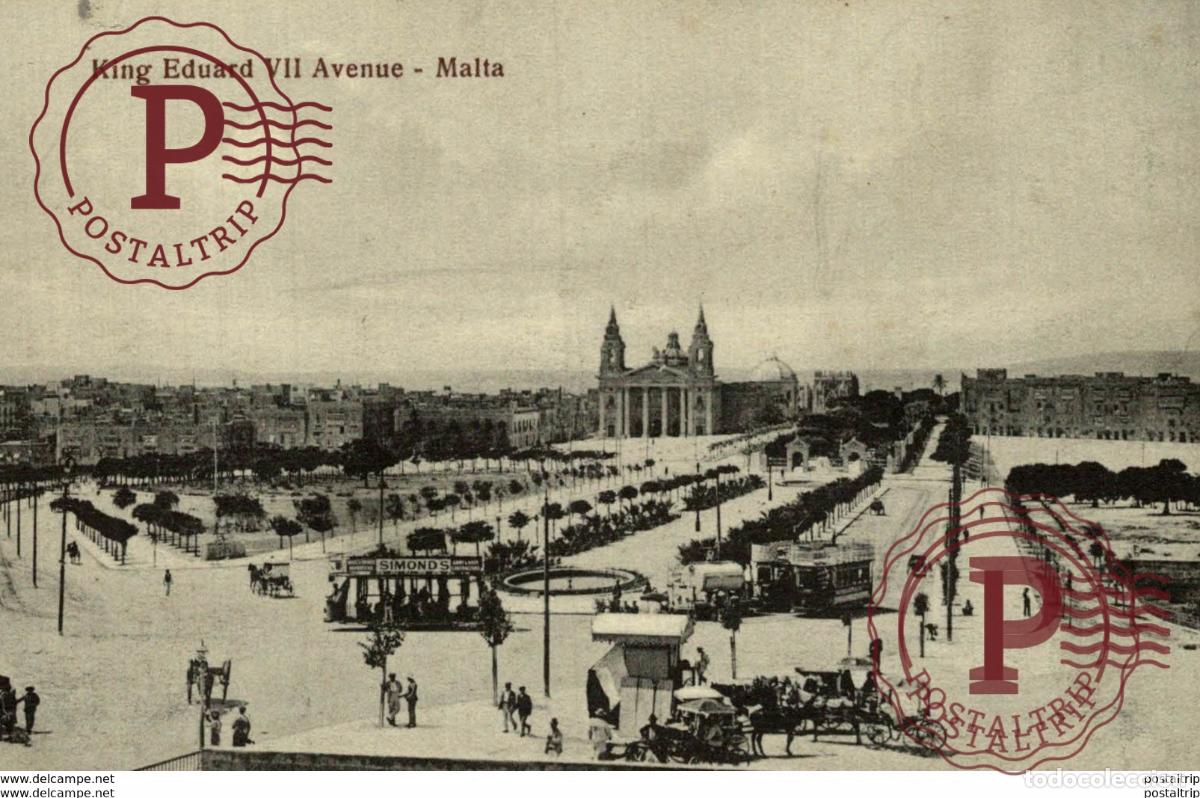 Postales: MALTA. KING EDUARD VII AVENUE