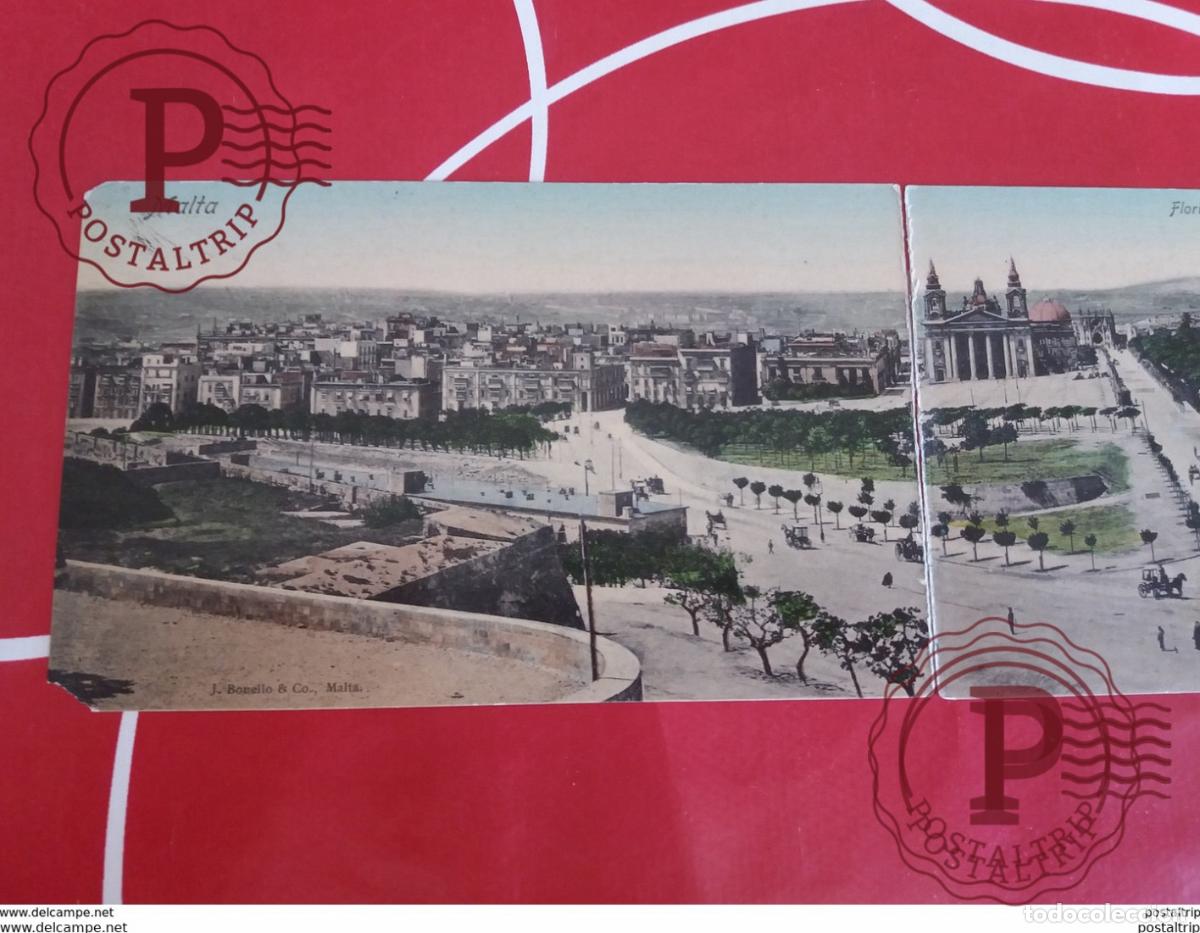 Postales: MALTA. FLORIANA FROM PORTA REALE X3 POSTCARDS