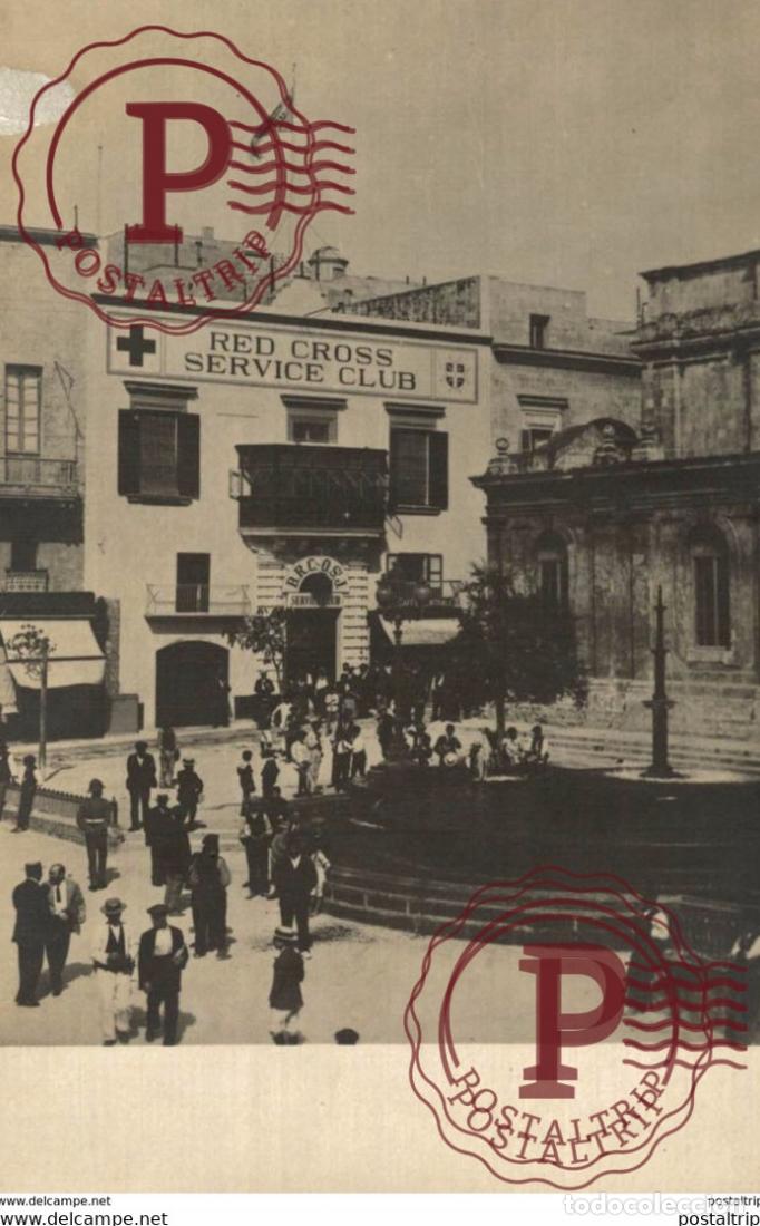 Postales: MALTA. RED CROSS SERVICE CLUB. REAL PHOTO