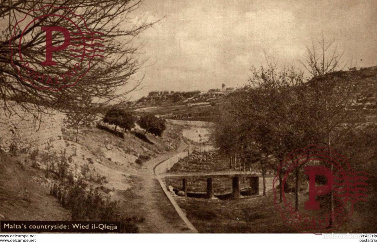 Postales: MALTAS COUNTRYSIDE: WIED IL-QLEJJA