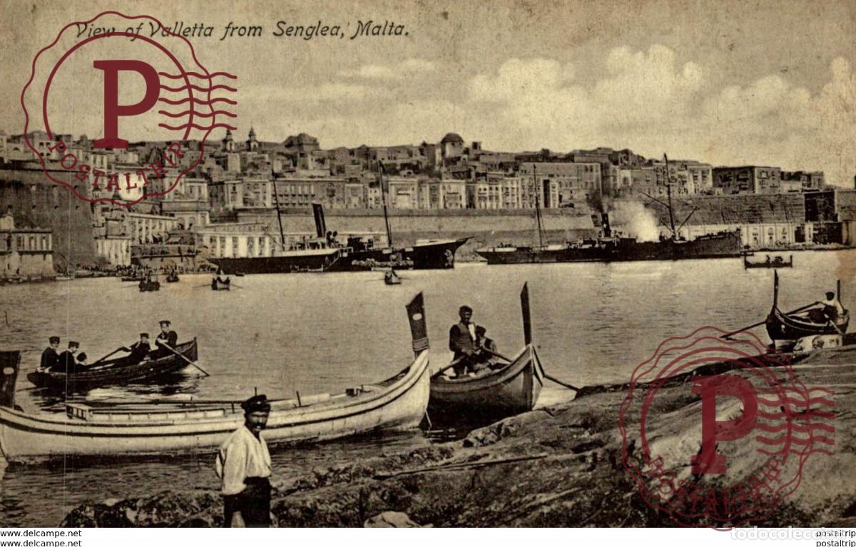 Cartoline: VIEW OF VALLETTA FROM SENGLEA MALTA