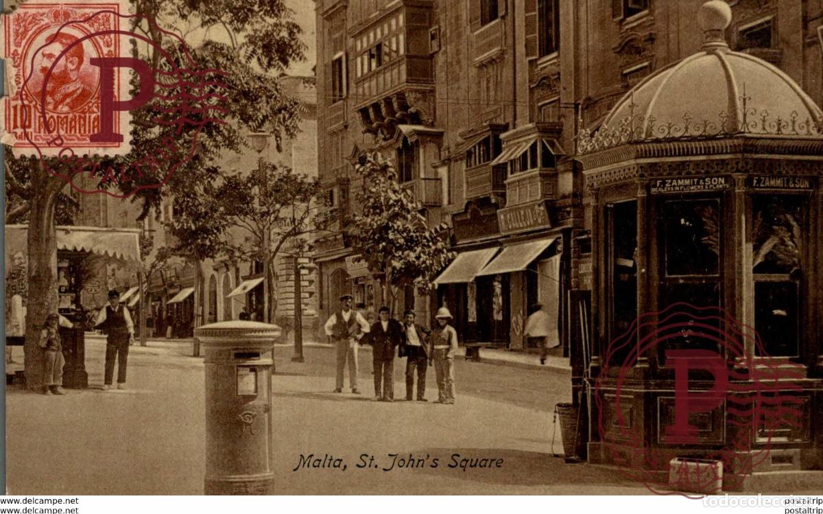 Postales: MALTA ST JOHNS SQUARE