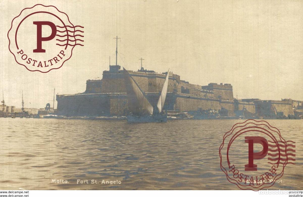 Postales: RPPC MALTA FORT ST ANGELO