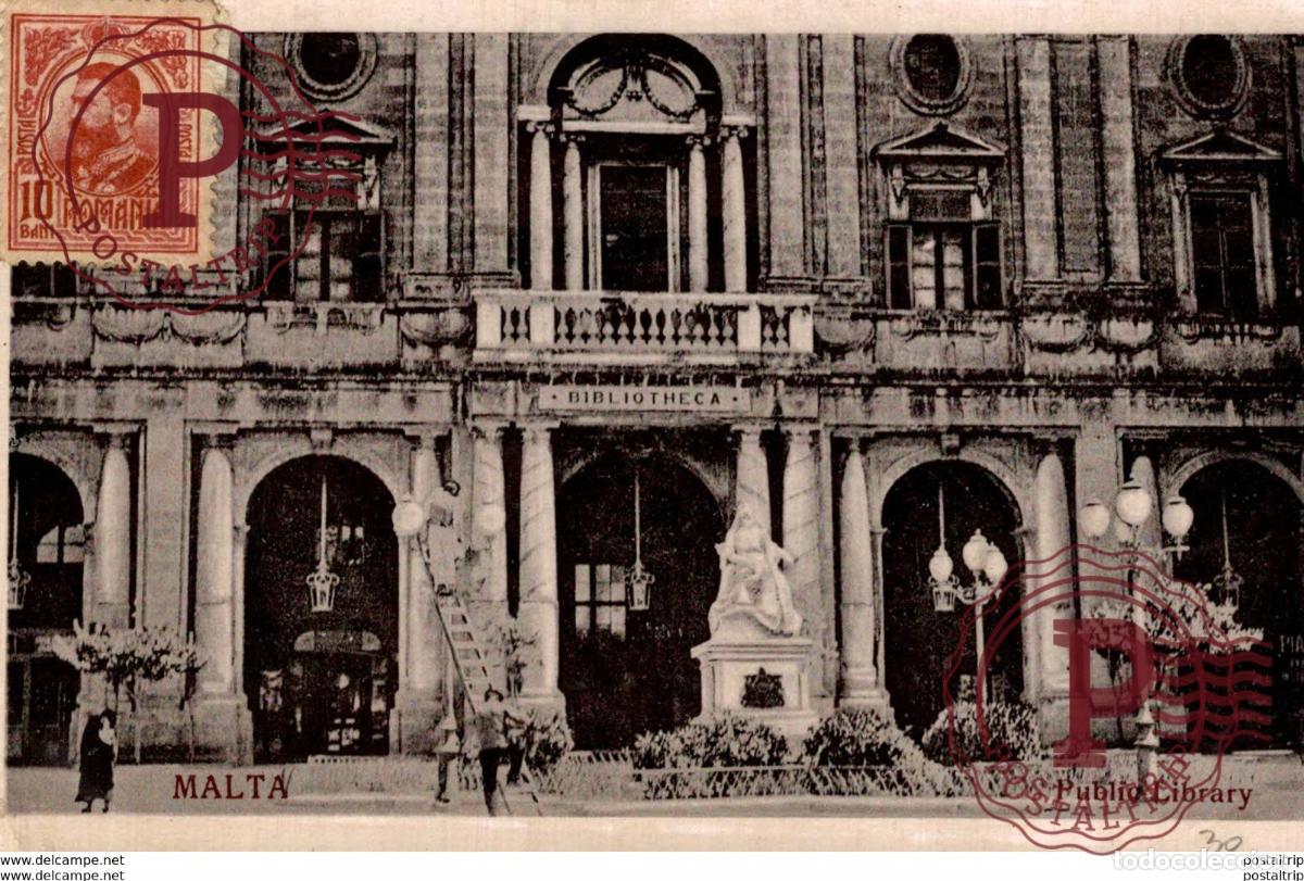 Postales: MALTA PUBLIC LIBRARY