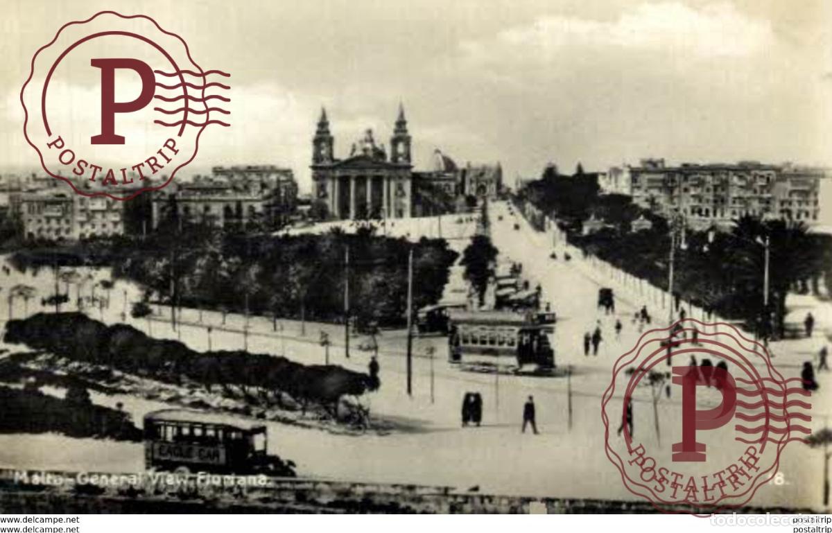 Postales: RPPC MALTA GENERAL VIEW FLORIANA