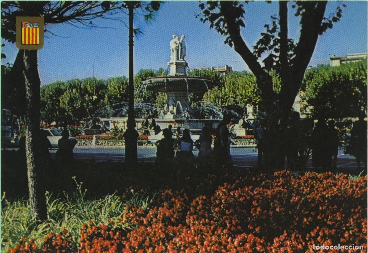 Postales: N&ordm; 2179-13-AIX EN PROVENCE. Grande Fontaine sur la Rotonde (XIX&egrave;ne si&egrave;cle). Sin circular. &Eacute;DITIONS D