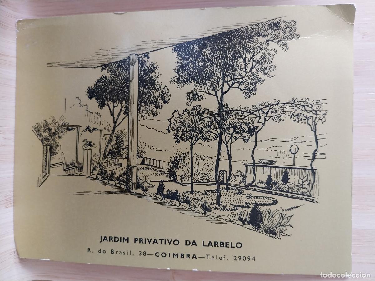 Postales: JARDIM PRIVATIVO DA LARBELO COIMBRA ED PENSAO LARBELO POSTAL DORADA SC ORIGINAL