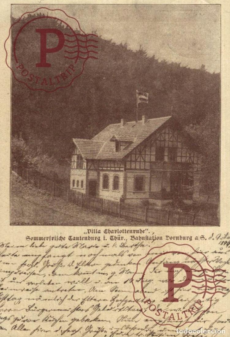 Postales: VILLA CHARLOTTENRUBE Tautenburg im Saale Holzland Kreis