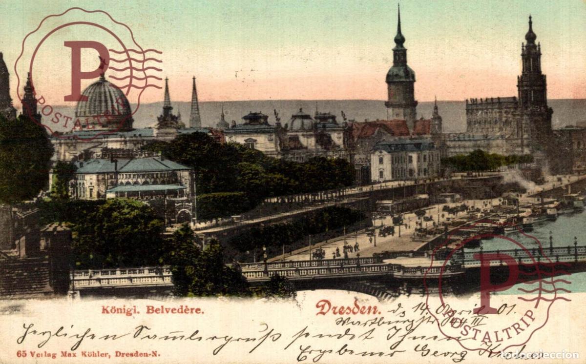 Cartoline: Dresden Konigl. Belvedere AK 1901