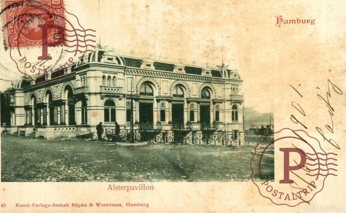 Postales: HAMBURG ALSTERPAVILON
