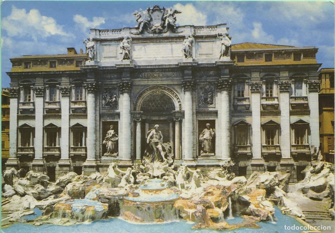 Postales: N&ordm; I-7-ROMA. Italia. Fontana di Trevi. Sin circular. ED. PAMA GRAPHICOLOR