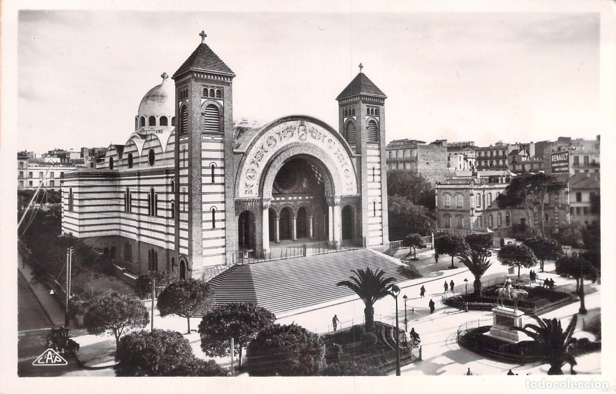 Postales: Postal de Or&aacute;n: Catedral y Estatua de Juana de Arco