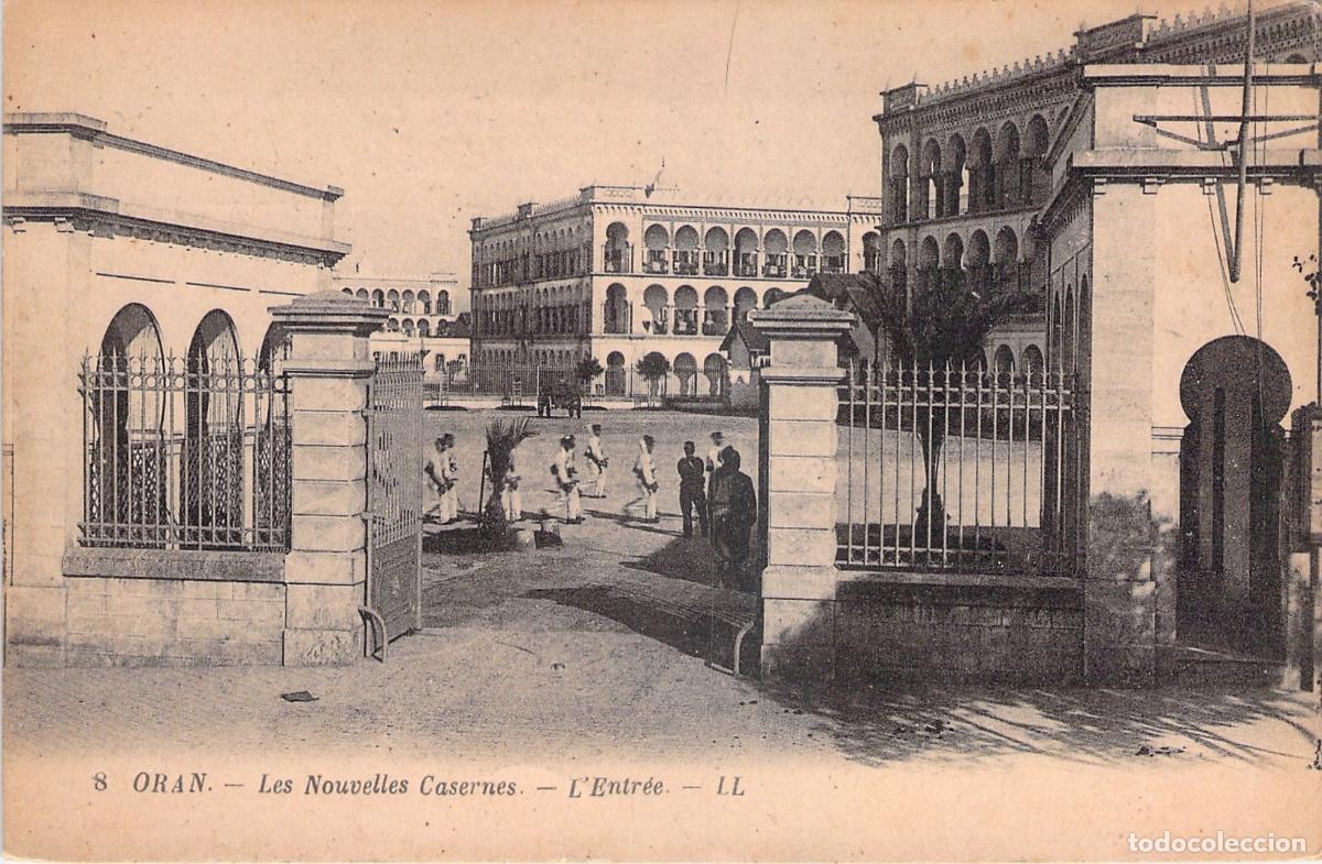Postales: Postal Entrada a los Nuevos Cuarteles de Or&aacute;n, Argelia