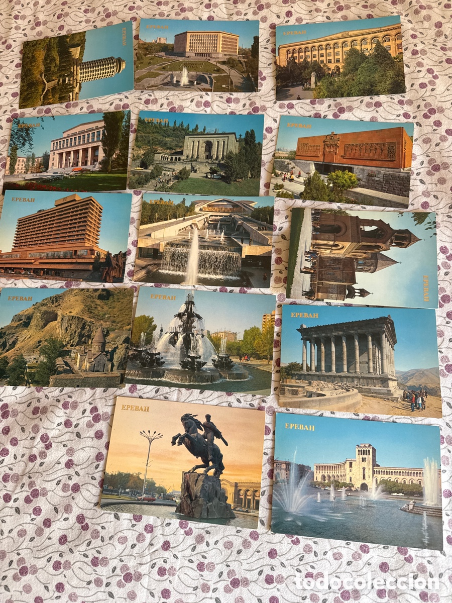 Postales: armenia, lote 14 postales sin circular