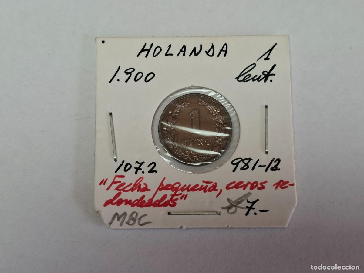 Postales: 1 CENT de 1900 KM 107.2 HOLANDA en MBC