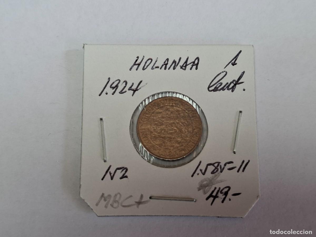 Postales: 1 CENT de 1924 KM 152 HOLANDA en MBC+