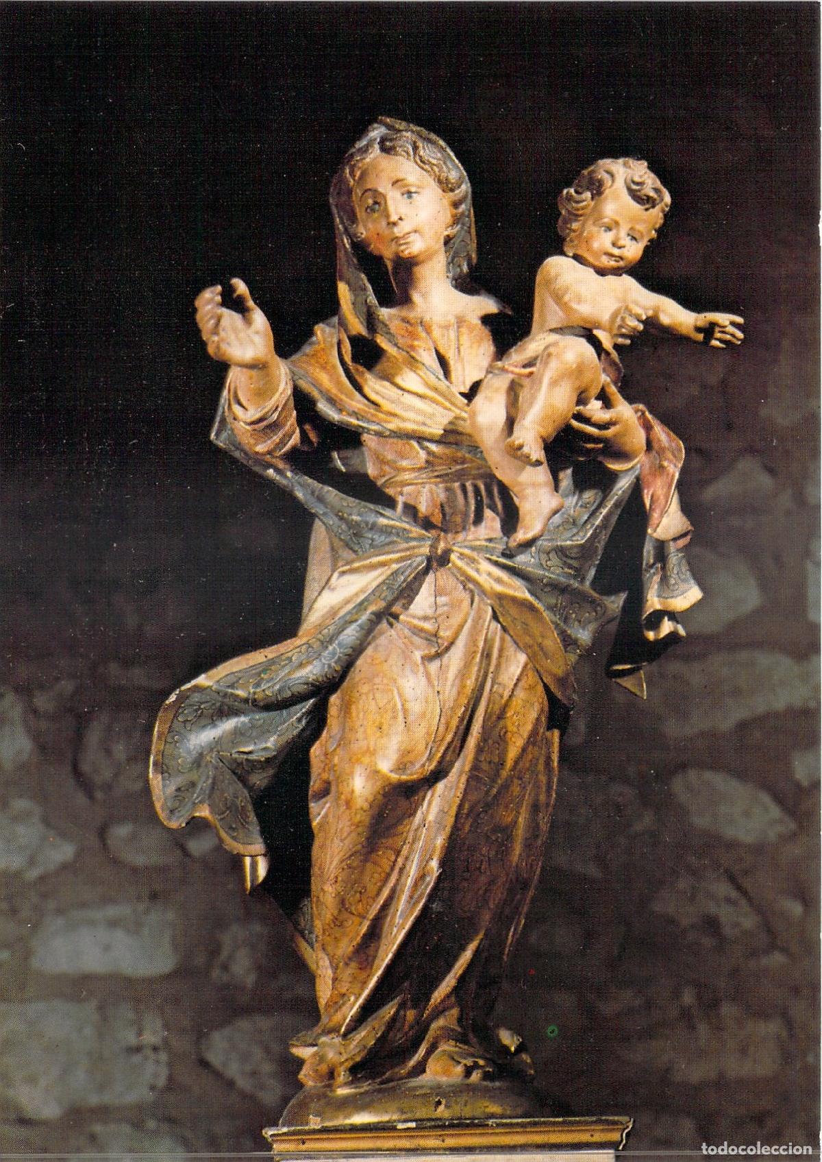 Postales: Postal de la estatua de Notre-Dame de Vie en Villefranche-de-Conflent