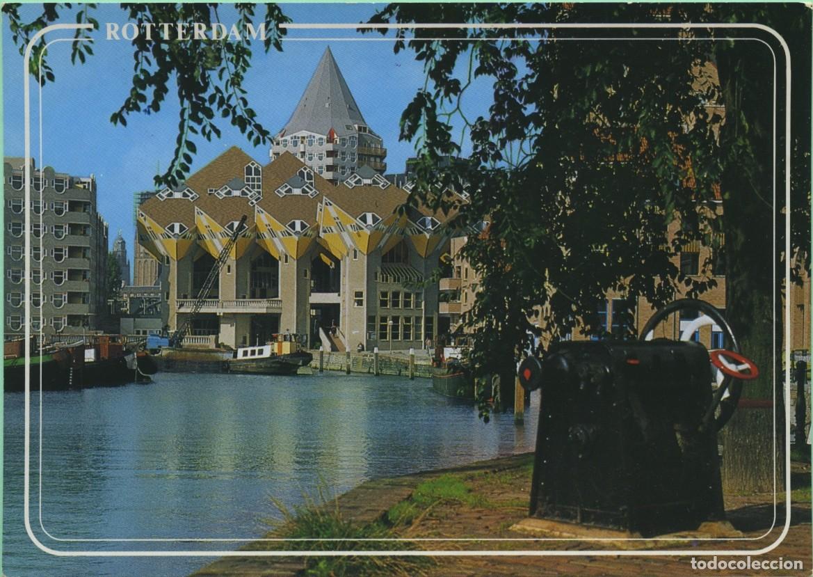 Postales: ROTTERDAM. Holanda. El viejo puerto con nuevos edificios. Sin circular. ED. GEBR. SPANJERSBERG