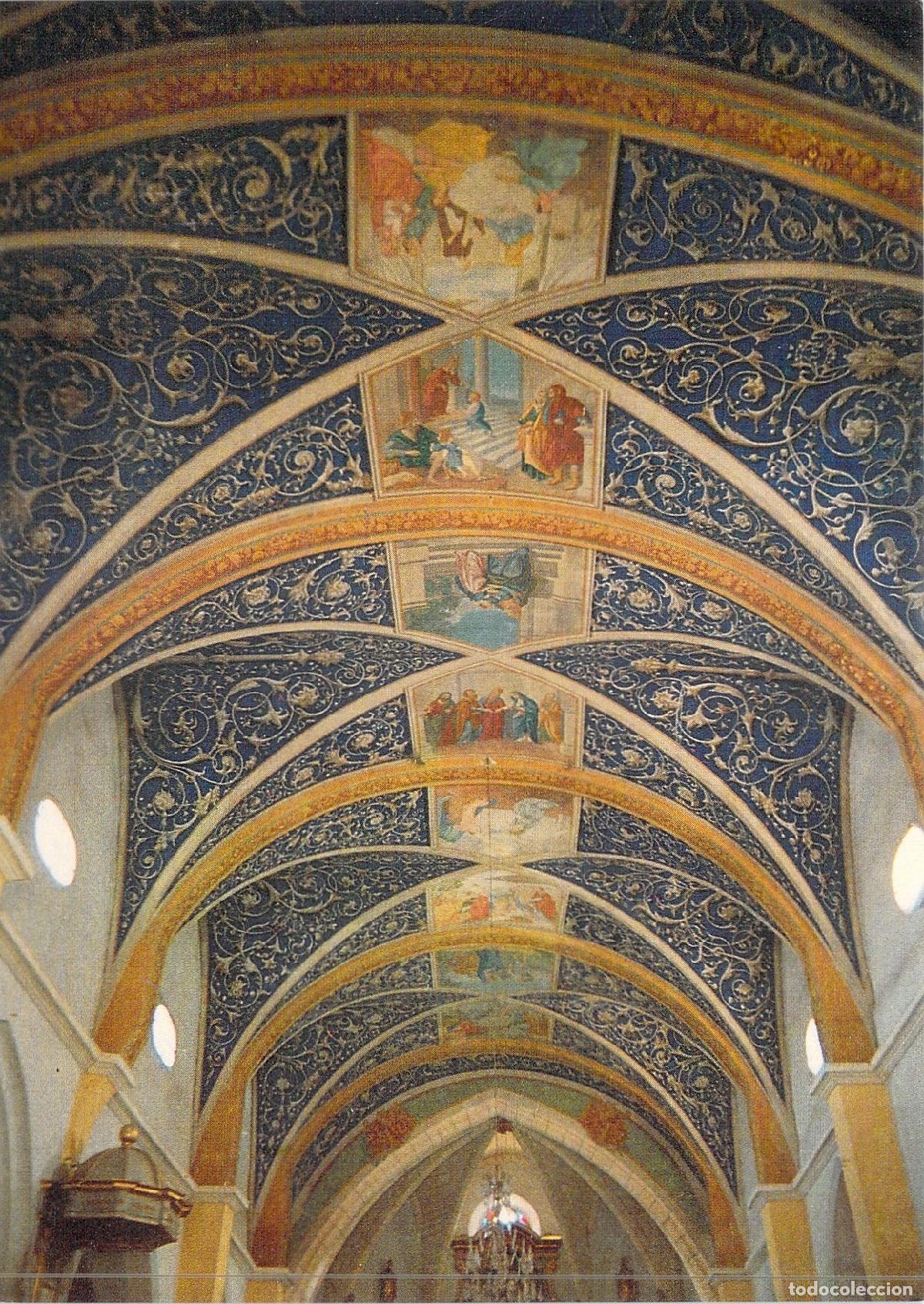 Postales: Postal B&oacute;veda Restaurada Iglesia Notre Dame Castelnau-de-Montmiral