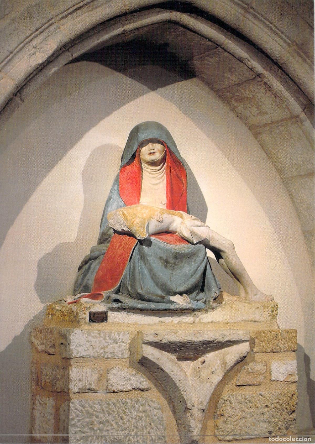 Postales: Postal de la Escultura de la Piedad en Castelnau de Montmiral