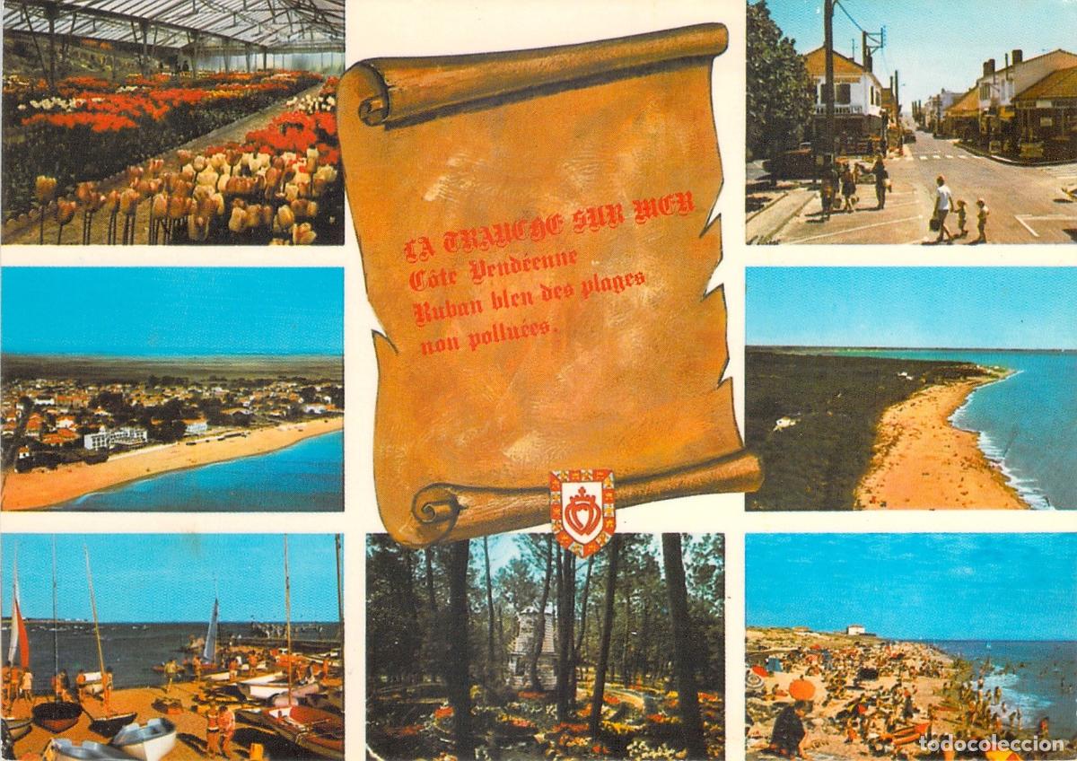 Postales: Postal Multivista de La Tranche-sur-Mer, C&ocirc;te Vend&eacute;enne, Francia